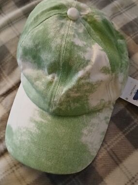 💥 NORDSTROM "Four Buttons" Green Tie-Dye Baseball SAN DIEGO HAT CO.